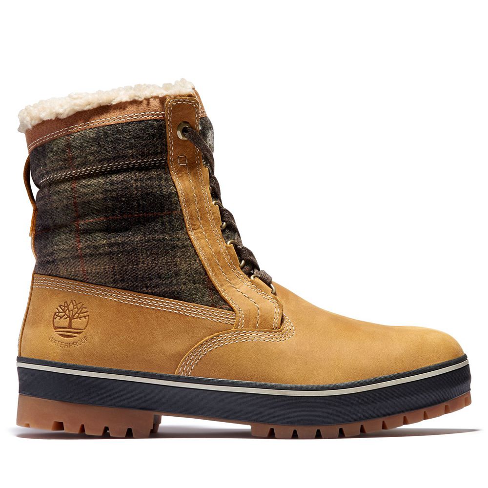 Botas de Nieve Timberland Argentina Hombre - Spruce Mountain Waterproof - Marrones/Negras - IYOUBK-5